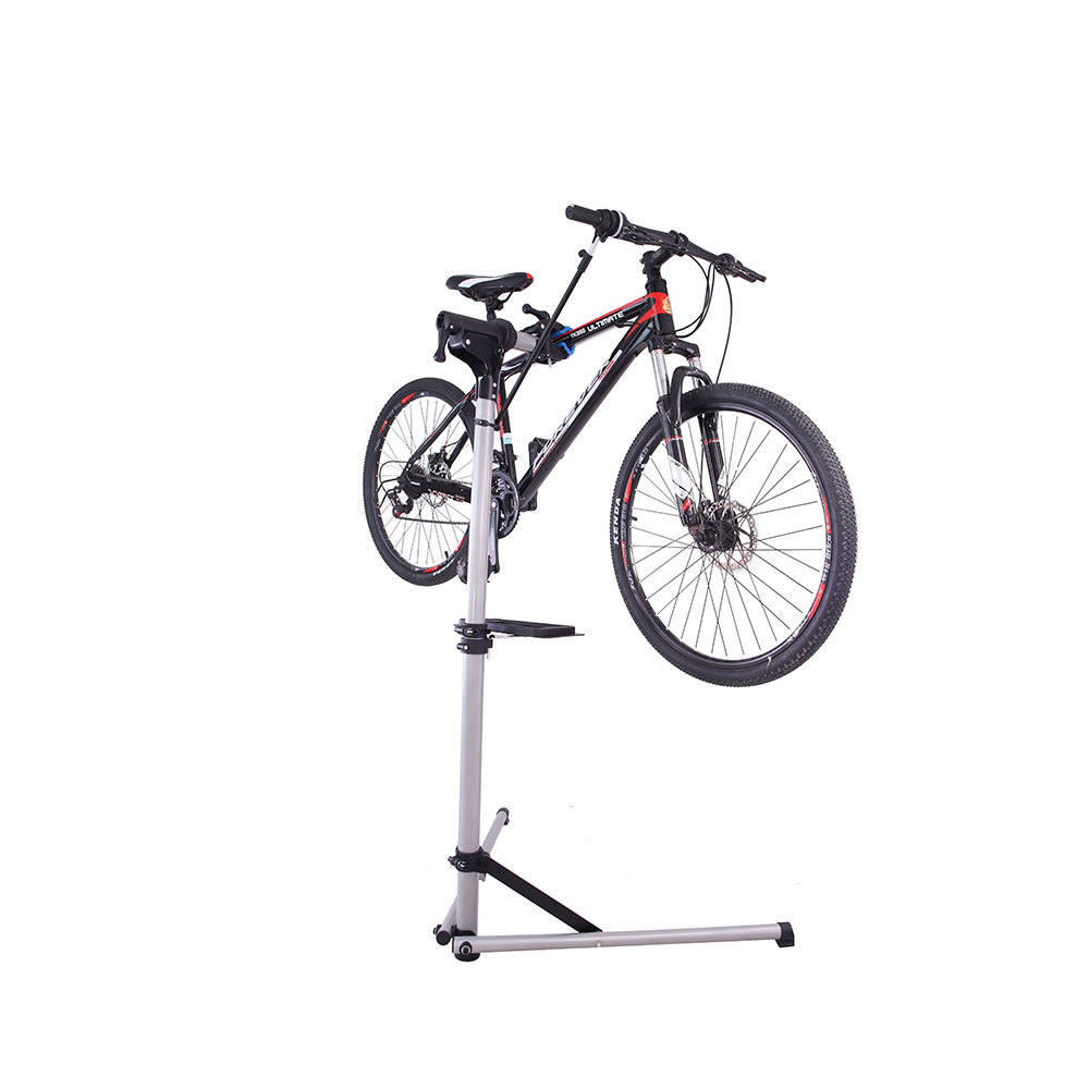 Soporte de suelo para taller, soporte de pie de bicicleta para reparación y  mantenimiento